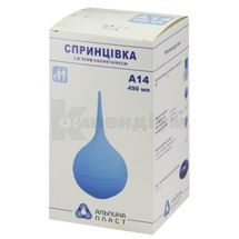 СПРИНЦІВКА ПЛАСТИЗОЛЬНА ПОЛІВІНІЛХЛОРИДНА СПП-АЛЬПІНА ПЛАСТ а-14, 490 мл, № 1; undefined