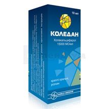 Коледан краплі оральні, розчин, 15000 мо/мл, флакон-крапельниця, 10 мл, № 1; Уорлд Медицин