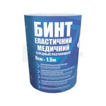 БИНТ ЕЛАСТИЧНИЙ TETA® СЕРЕДНЬОЇ РОЗТЯЖНОСТІ 8 см х 1,5 м, № 1; undefined