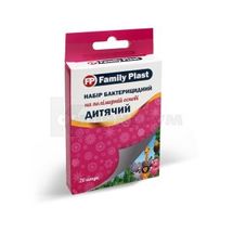 FAMILY PLAST НАБІР ПЛАСТИРІВ БАКТЕРИЦИДНИХ ДИТЯЧИЙ набір, № 20; Аргопласт