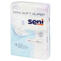 ПЕЛЮШКИ ГІГІЄНІЧНІ SENI SOFT SUPER 90 х 60 см, № 5; Torunskie ZMO