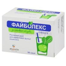 Файболекс саше, 5.8 г, з яблучним смаком, № 10; Ананта Медікеар Лімітед