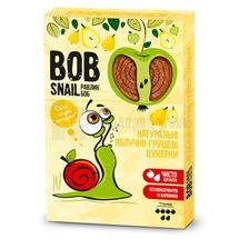 ЦУКЕРКИ НАТУРАЛЬНІ BOB SNAIL (РАВЛИК БОБ) 60 г, яблучно-грушеві, яблучно-грушеві, № 1; Еко Снек