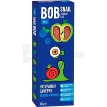 ЦУКЕРКИ НАТУРАЛЬНІ BOB SNAIL (РАВЛИК БОБ) 30 г, яблучно-чорничні, яблучно-чорничні, № 1; Еко Снек