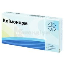 Клімонорм таблетки, вкриті плівковою оболонкою, 2 мг + 0,15 мг, комбі-упаковка, № 21; Зентіва