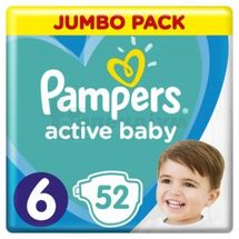 ПІДГУЗНИКИ ДИТЯЧІ PAMPERS ACTIVE BABY extra large, № 52; Проктер енд Гембл Україна