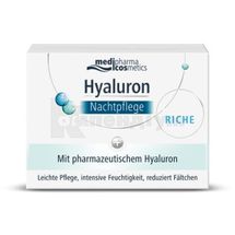 PHARMA HYALURON КРЕМ НІЧНИЙ ДОГЛЯД RICHE банка скляна, 50 мл; Натурварен 