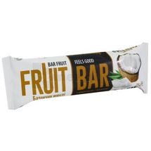 БАТОНЧИК-МЮСЛІ тм "FRUIT BAR" "З КОКОСОВОЮ СТРУЖКОЮ" ГЛАЗУРОВАНИЙ 25 г, № 1; Вітапак