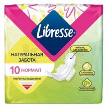 Прокладки жіночі гігієнічні Libresse Natural Care Нормал № 10; ЕсСіЕй Хайджин Продактс