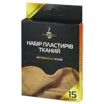 НАБІР ПЛАСТИРІВ B-HEALTH™ ТКАНИЙ 19 мм х 72 мм, на тканинній основі, № 15; Калина Медична Виробнича Компанія