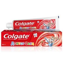 Зубна паста Colgate "Лікар Заєць" 50 мл, зі смаком полуниці; Colgate-Palmolive