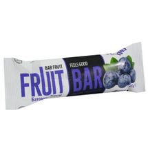 БАТОНЧИК-МЮСЛІ тм "FRUIT BAR" "ЧОРНИЦЯ" ГЛАЗУРОВАНИЙ 25 г, № 1; Вітапак