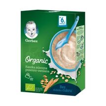 КАША СУХА МОЛОЧНА ШВИДКОРОЗЧИННА GERBER® ORGANIC ПШЕНИЧНО-ВІВСЯНА 240 г, для дітей від 6 місяців, для дітей від 6 місяців, № 9; Нестле Україна