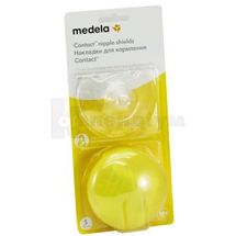 СОСКИ (НАКЛАДКИ) ДЛЯ ГОДУВАННЯ CONTACT NIPPLE SHIELDS small, № 2; Medela