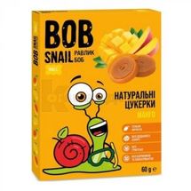 ЦУКЕРКИ НАТУРАЛЬНІ BOB SNAIL (РАВЛИК БОБ) 60 г, манго, манго, № 1; Еко Снек