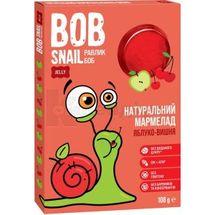 МАРМЕЛАД НАТУРАЛЬНИЙ BOB SNAIL (УЛИТКА БОБ) 108 г, яблуко-вишня, яблуко-вишня, № 1; Еко Снек