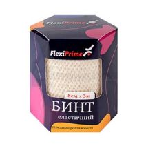 БИНТ ЕЛАСТИЧНИЙ FLEXIPRIME® 8 см х 3 м, середньої розтяжності, середн. розтяж., № 1; Тетафарм