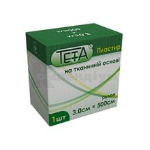 ПЛАСТИР НА ТКАНИННІЙ ОСНОВІ У РУЛОНАХ TETA® 3 х 500 см, 3 х 500 см, № 1; undefined