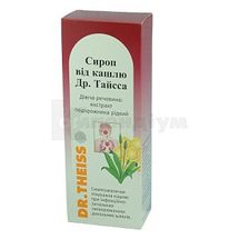 Сироп від кашлю Др. Тайсса сироп, флакон, 250 мл, з мірним стаканчиком, з мірн. стаканчиком, № 1; Натурварен 