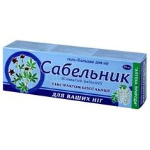 ГЕЛЬ-БАЛЬЗАМ "САБЕЛЬНИК" 75 г, для ніг, з екстрактом білої акації, д/ніг, екстракт білої акації; Флора-Фарм