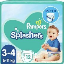 ПІДГУЗНИКИ-ТРУСИКИ ДИТЯЧІ ДЛЯ ПЛАВАННЯ ОДНОРАЗОВІ PAMPERS SPLASHERS midi (6-11 кг), № 12; Проктер енд Гембл Трейдінг Україна