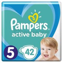 ПІДГУЗНИКИ ДИТЯЧІ PAMPERS ACTIVE BABY junior (11-16 кг), № 42; Проктер енд Гембл Україна