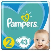 ПІДГУЗНИКИ ДИТЯЧІ PAMPERS NEW BABY mini, № 43; Проктер енд Гембл