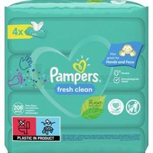 СЕРВЕТКИ ДИТЯЧІ ВОЛОГІ PAMPERS fresh clean, № 208; undefined