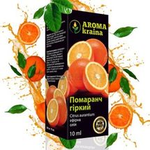 ОЛІЯ ЕФІРНА тм "AROMA KRAINA" 10 мл, помаранч гіркий, помаранч гіркий; АРОМА ГРУПП ООО