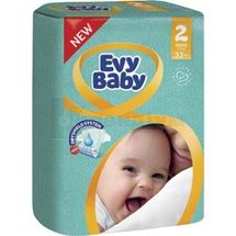 ПІДГУЗКИ "EVY BABY" mini 2 (3-6 кг), № 32; Evyap Sabun