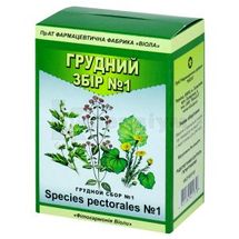 Грудний збір № 1 збір, пачка, 50 г, з внутрішн. пакетом, з внутр. пакетом, № 1; Віола