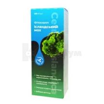 ІСЛАНДСЬКИЙ МОХ ФІТОСИРОП 200 мл, № 1; Науково-Виробнича Лабораторія Фітопродукт