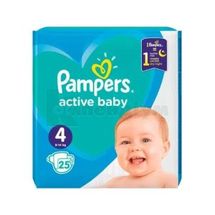 ПІДГУЗНИКИ ДИТЯЧІ PAMPERS ACTIVE BABY maxi (9-14 кг), № 25; Проктер енд Гембл Україна