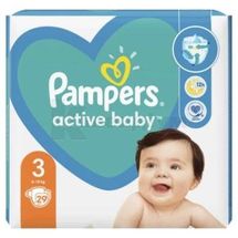 ПІДГУЗНИКИ ДИТЯЧІ PAMPERS ACTIVE BABY midi (6-10 кг), № 29; Проктер енд Гембл Україна