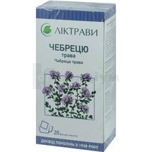 Чебрецю трава трава, 1,5 г, фільтр-пакет, в пачці, в пачці, № 20; ЗАТ "Ліктрави"