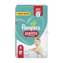 ПІДГУЗНИКИ-ТРУСИКИ ДИТЯЧІ PAMPERS PANTS maxi (9-15 кг), № 46; undefined