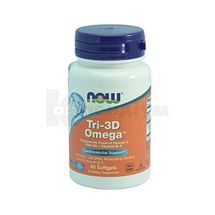 NOW FOODS TRI-3D OMEGA капсули м'які, № 30; NOW INTERNATIONAL