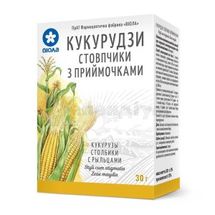 Кукурудзяні рильця стовпчики із приймочками, 30 г, пачка, з внутрішн. пакетом, з внутр. пакетом, № 1; Віола