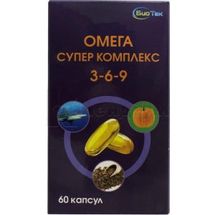 ОМЕГА СУПЕР КОМПЛЕКС 3-6-9 капсули, № 60; Біотек