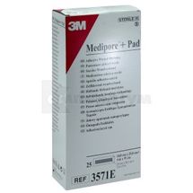 3M™ MEDIPORE™+PAD ПОВ'ЯЗКА АДГЕЗИВНА ДЛЯ ЗАКРИТТЯ РАН 10 см х 25 см, № 1; 3M Poland