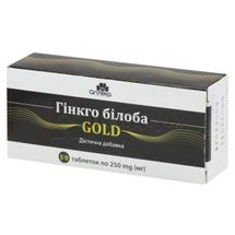 ГІНКГО БІЛОБА GOLD таблетки, 250 мг, № 50; Аптека 283