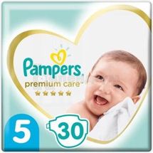 ПІДГУЗНИКИ ДИТЯЧІ PAMPERS PREMIUM CARE junior (11-16 кг), № 30; undefined