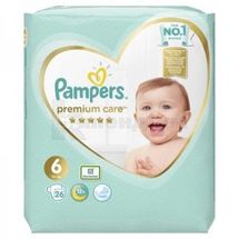 ПІДГУЗНИКИ ДИТЯЧІ PAMPERS PREMIUM CARE giant (13-18 кг), № 26; Проктер енд Гембл