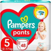 ПІДГУЗНИКИ-ТРУСИКИ ДИТЯЧІ PAMPERS PANTS junior (12-18 кг), № 48; undefined