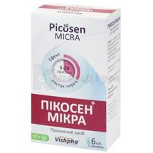 Пікосен® Мікра гель ректальний, 0,12 г/10 г, туба-канюля, 10 г, № 6; ООО "ДКП "Фармацевтическая фабрика"