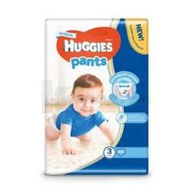 ПІДГУЗНИКИ-ТРУСИКИ ДИТЯЧІ ГІГІЄНІЧНІ HUGGIES (ХАГГІС) BOY (ДЛЯ ХЛОПЧИКІВ) розмір 3 (4-9 кг), № 44; Кімберлі-Кларк Україна