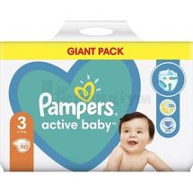 ПІДГУЗНИКИ ДИТЯЧІ PAMPERS ACTIVE BABY midi, № 90; Проктер енд Гембл Україна