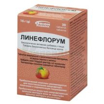 Лінефлорум таблетки жувальні, № 30; Pharmia OY