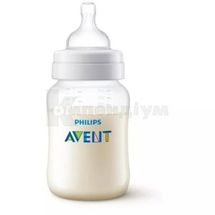 ПЛЯШЕЧКА ПЛАСТИКОВА ДЛЯ ГОДУВАННЯ тм "PHILIPS AVENT" scy103/01 anti-colic, 260 мл, № 1; Філіпс Електронікс ЮК Лімітед