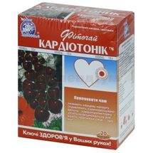 Фіточай "Ключі Здоров'я" № 63, 1,5 г, пакетик, "кардіотонік", № 20; Ключі Здоров'я